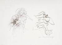 Willem de Kooning UNTITLED (Two Figures) Offset Lithograph - Sold for $3,200 on 10-10-2026 (Lot 148).jpg